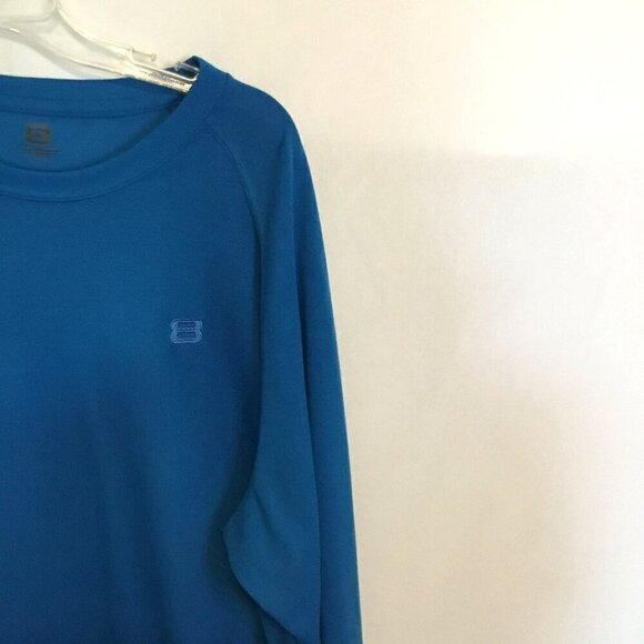 Layer 8 Men's Long Sleeve Pullover Crew Neck Moisture Wick Tee Size XL 46-48 - Picture 3 of 9